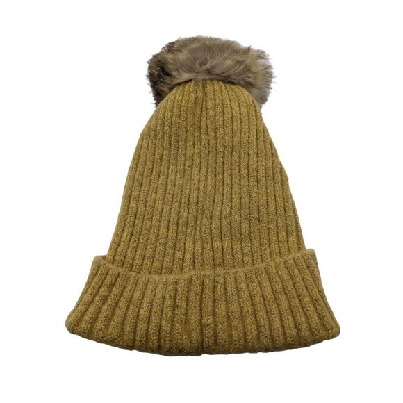 VIRGINIA Wolf Hat Mustard Yellow Rainbow Sunburst Hat - Picture 3 of 7